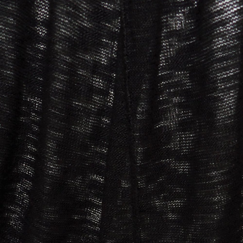 WOMEN'S BLACK SWEATER DUSTER - Picture 3 of 4